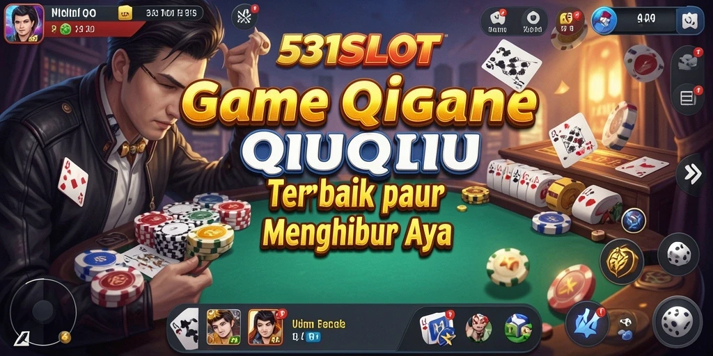 Tampilan gameplay QiuQiu yang seru dan menantang.