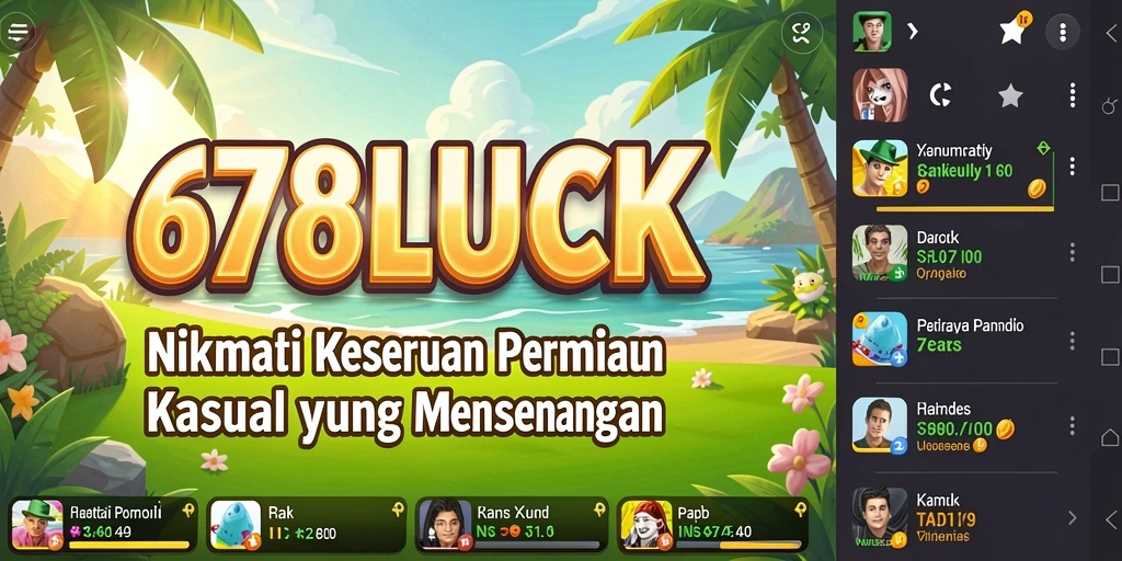 Gameplay 678LUCK yang mengasyikkan dengan tantangan menarik.