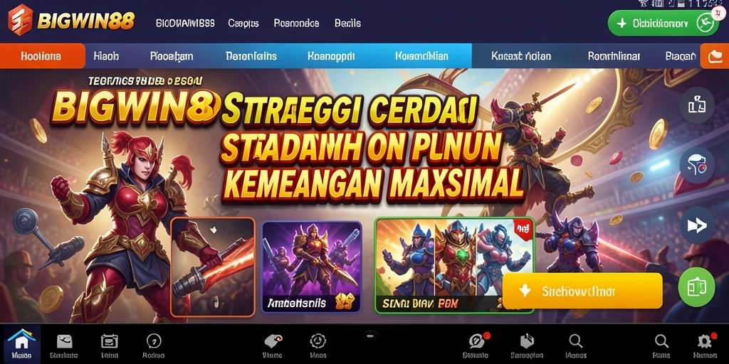 Tangkapan layar gameplay <strong>BIGWIN88</strong> yang menunjukkan pertarungan strategi.