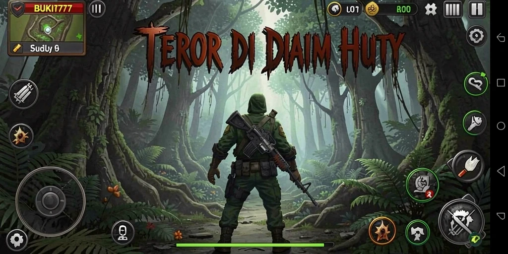Gameplay menegangkan di BUKIT777 dengan suasana angker.