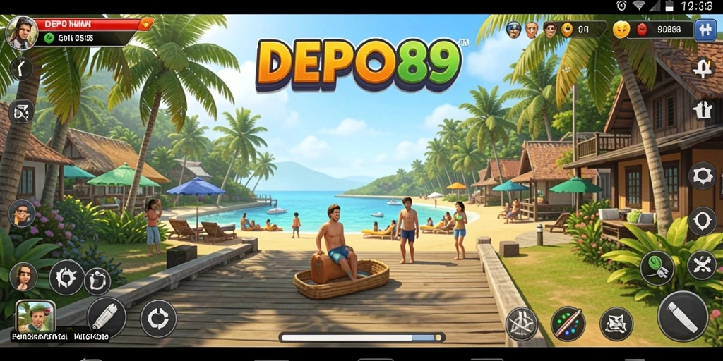 Tampilan gameplay seru dan menyenangkan dari DEPO89.