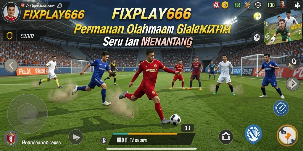 Tampilan permainan FIXPLAY666 dengan aksi olahraga yang seru.