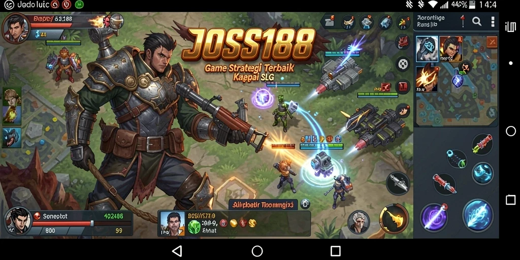 Tampilan gameplay SLG yang menegangkan di JOSS188.