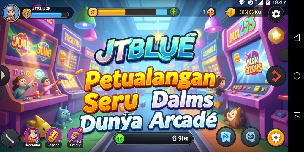 Tampilan gameplay JTBLUE dengan grafik memukau dan aksi seru.