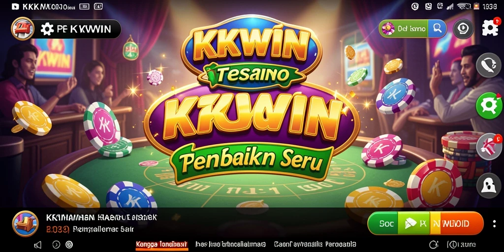 Tampilan utama KKWIN yang menunjukkan gameplay Kasino yang mendebarkan.
