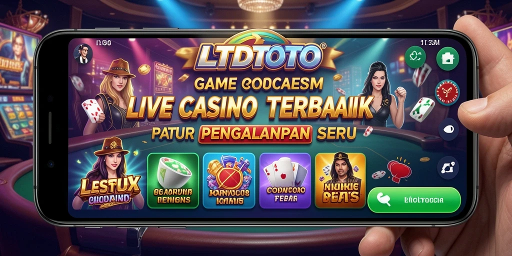 Tampilan gameplay langsung LTDTOTO yang mengasyikkan dan interaktif.
