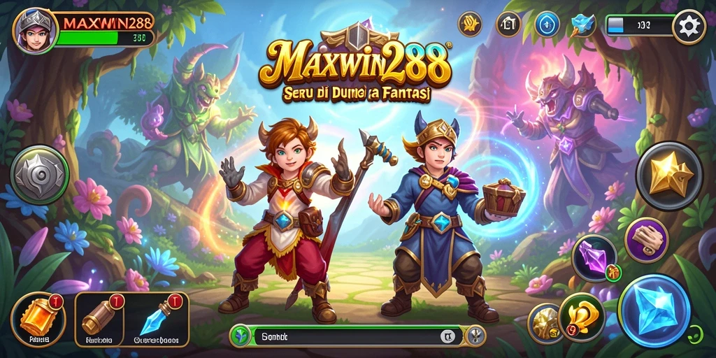 Screenshot gameplay <strong>MAXWIN288</strong> yang menampilkan petualangan seru dan grafis menakjubkan.