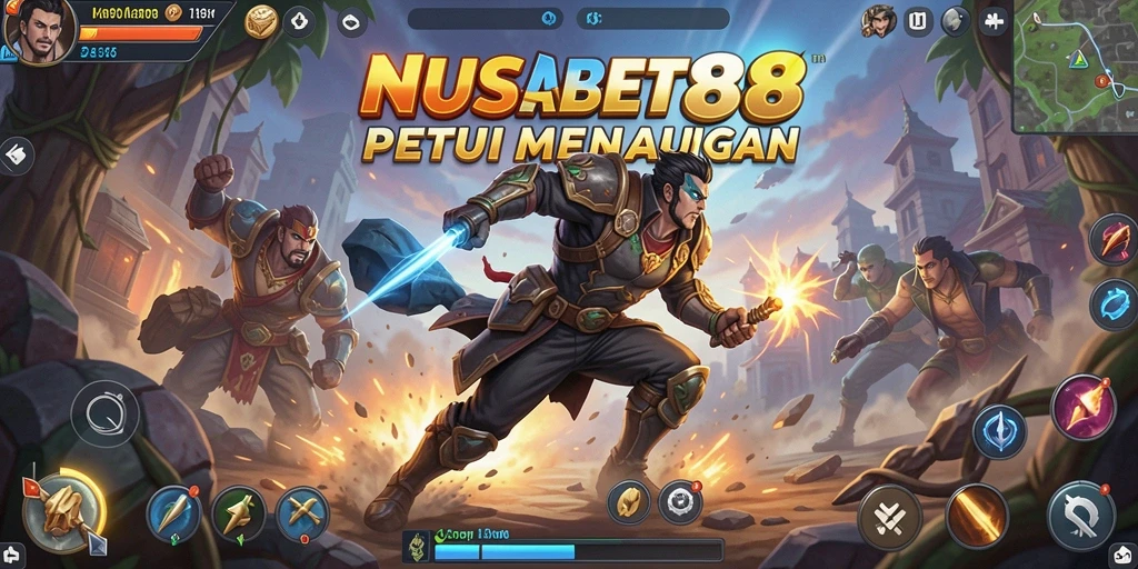 Tampilan gameplay seru di NUSABET88 dengan aksi mendebarkan.
