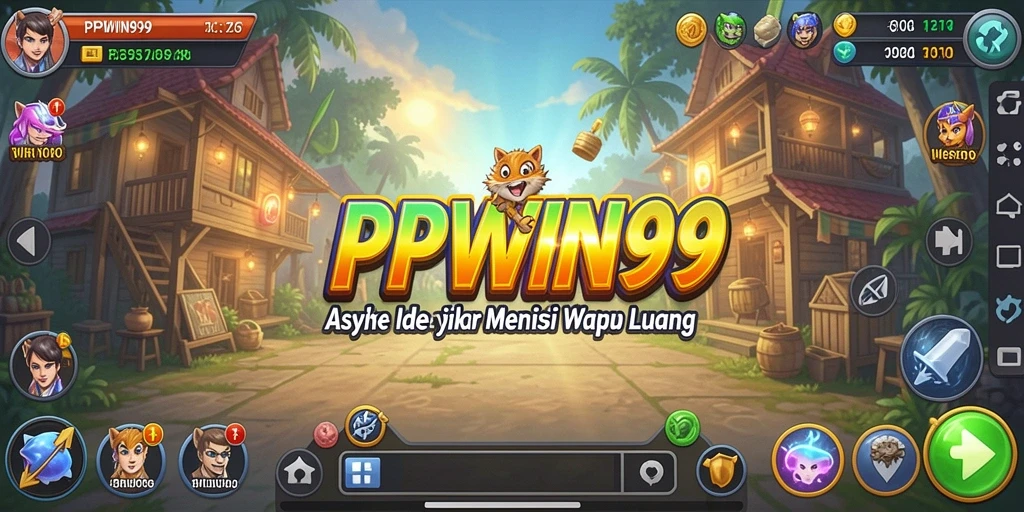 Tampilan gameplay PPWIN99 yang menarik dan penuh warna.