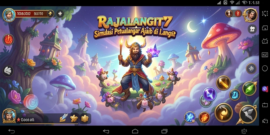 Tangkapan layar menunjukkan gameplay menarik dari RAJALANGIT77 dengan visual yang memukau.