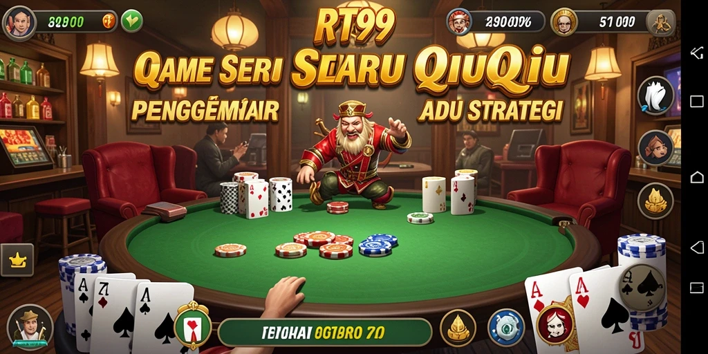 Tangkapan layar gameplay QiuQiu yang mendebarkan di RT99.