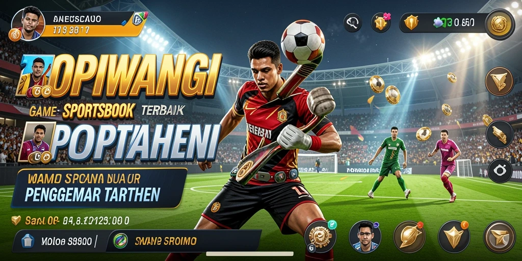 Tampilan gameplay Sportsbook yang menarik di aplikasi TOPIWANGI.