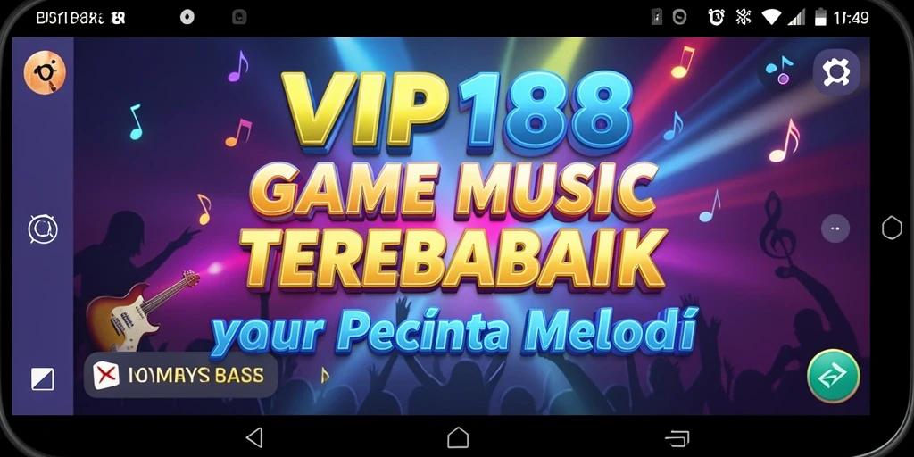 Tampilan gameplay VIP188 yang mendebarkan dengan berbagai tantangan musik.