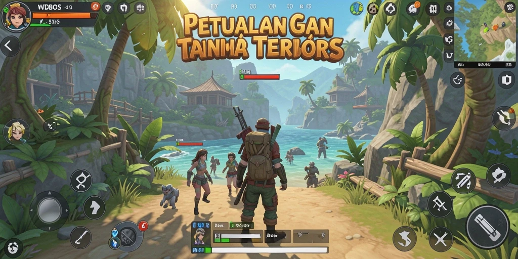 Tampilan gameplay Open World yang memukau di WDBOS.