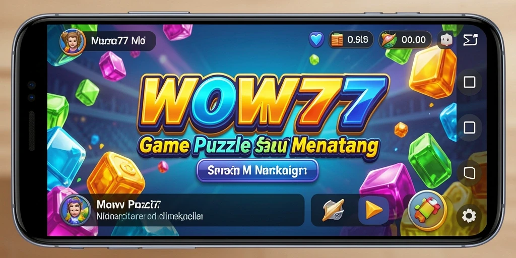 Tampilan gameplay WOW77 yang menantang dan seru.