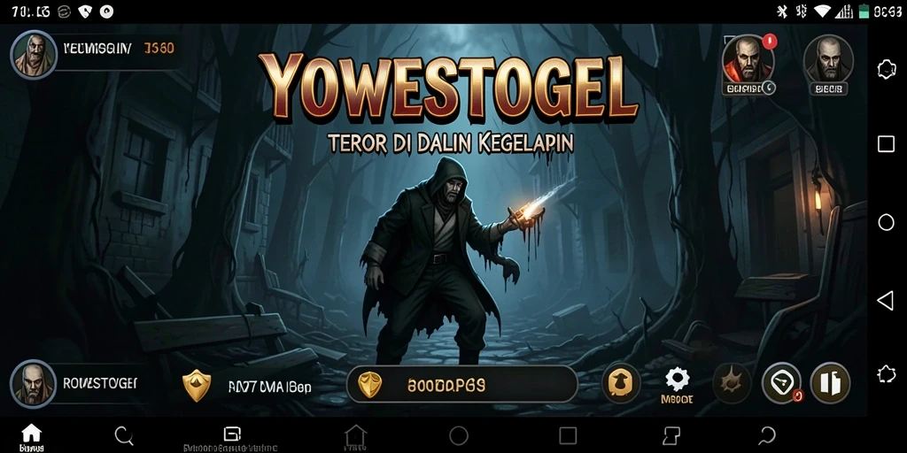 Screenshot gameplay YOWESTOGEL menunjukkan situasi mencekam dan karakter yang dihadapi.